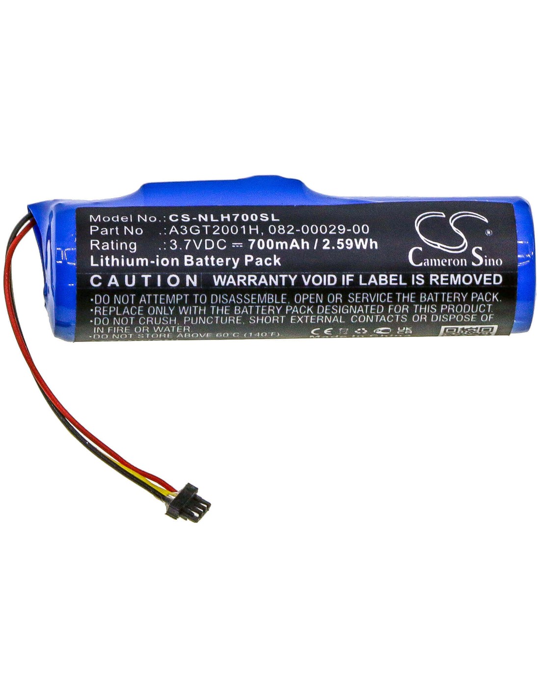 Battery for Nest, A0078, Connect, H17 3.7V, 700mAh - 2.59Wh