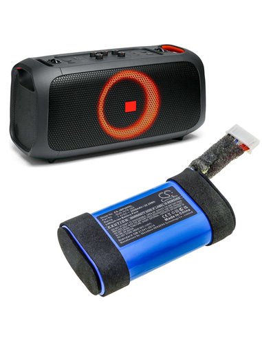 Battery for Jbl, Partybox On-the-go 7.4V, 3000mAh - 22.20Wh