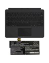 Battery for Microsoft, Surface Pro X 1876 Keyboard 7.58V, 5000mAh - 37.90Wh