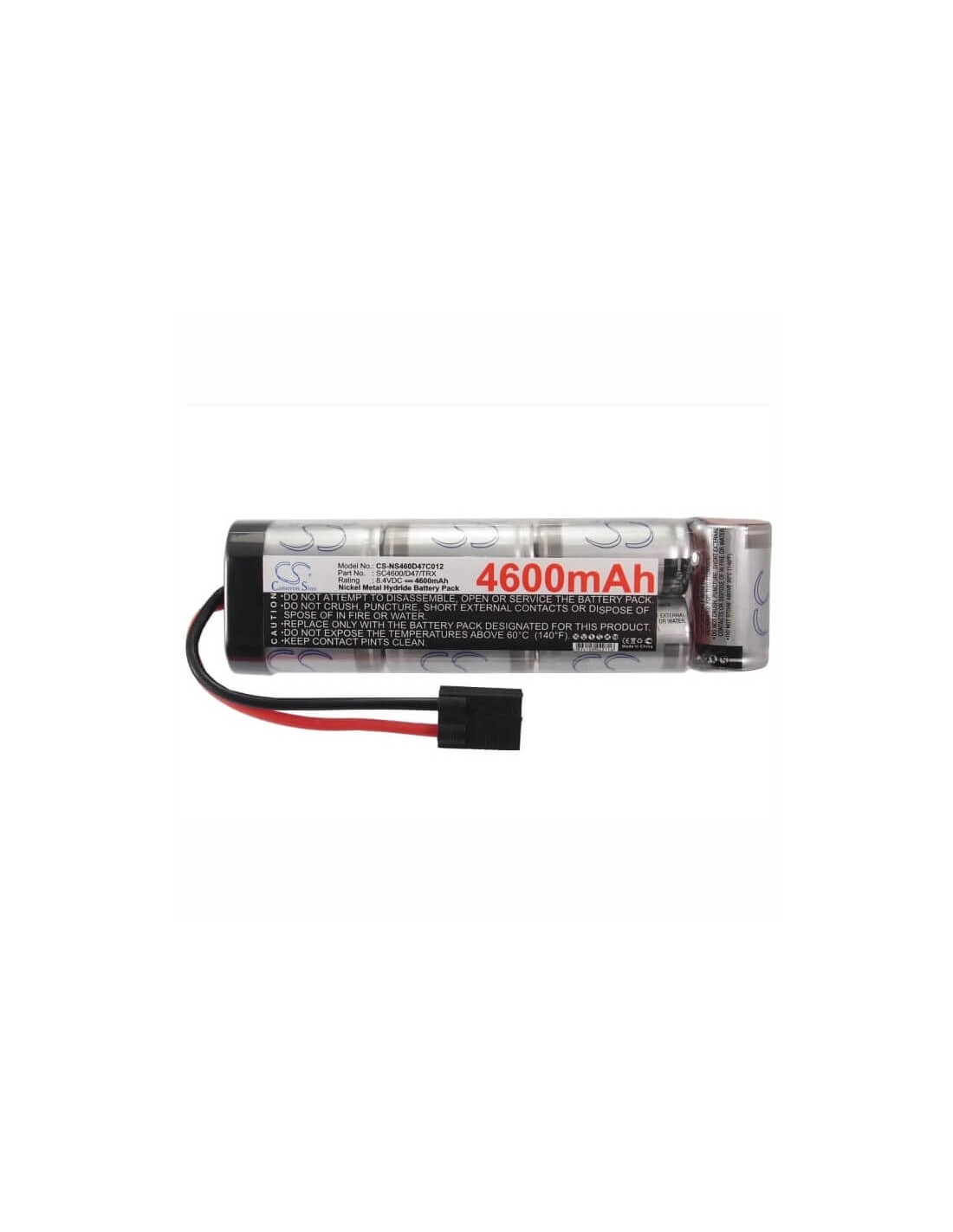 8.4V, Ni-MH, 4600mAh, Battery fits Cameron Sino, Cs-ns460d47c012, 38.64Wh