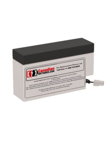 12 volt 0.8 amp hour Replacement Alarm Battery
