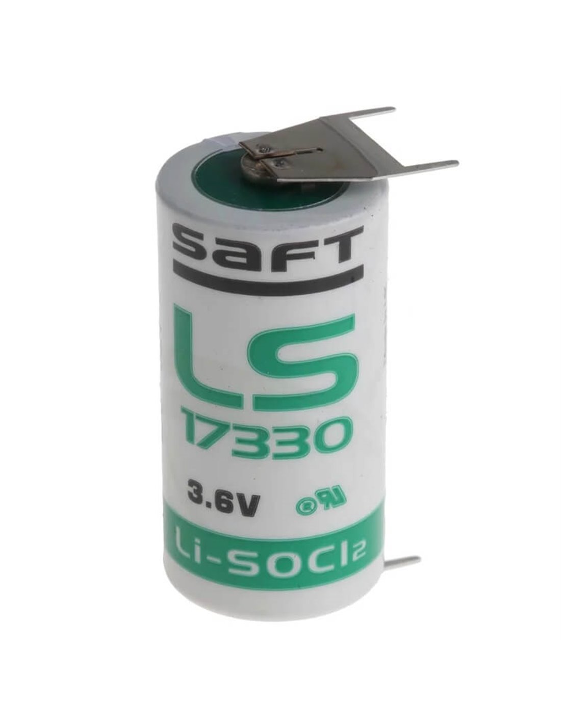Saft LS17330 3.6V 2/3 A Size Lithium Battery 3.6V - Non Rechargeable