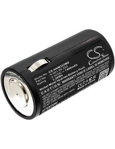 2.4V, 1400mAh, Ni-MH Battery fits Heine, Old S2z Handles, 3.36Wh