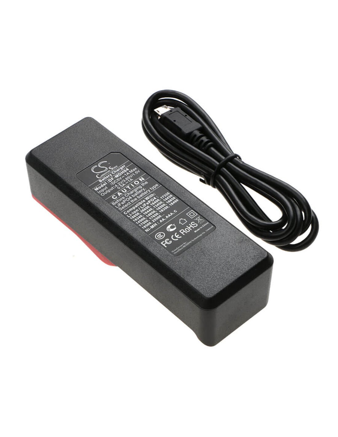 USB Single Slot Charger for AA, AAA 18650 Charges NiMh & Lithium Ion Cells