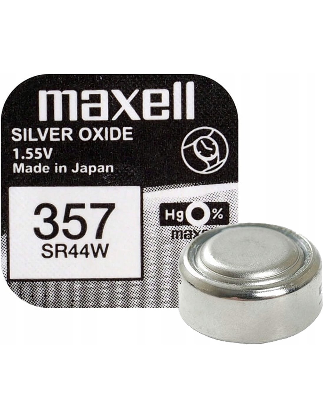 357 - SR44W 1.55 Volt Silver Oxide Battery Replacement