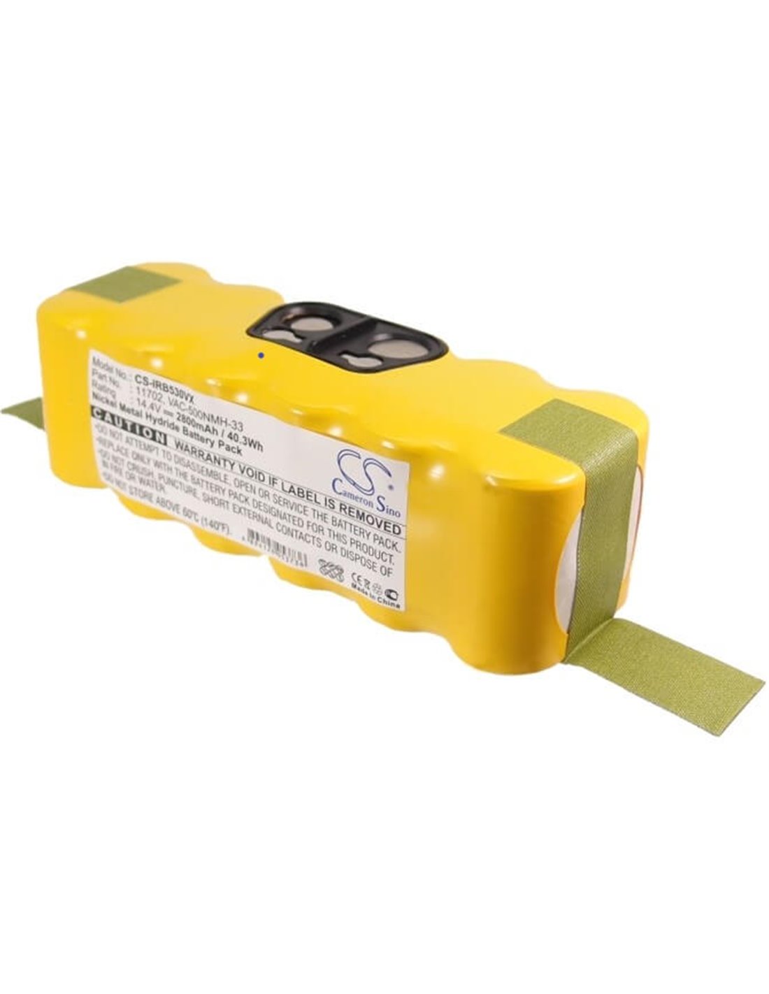 Battery for Auto Cleaner Intelligent Floor Vac M-488 14.4V, 2800mAh - 40.32Wh