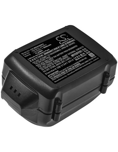 18.0V, 4000mAh, Li-ion Battery fits Rockwell, Rd2865, Rd2871, Rd2872, 72.00Wh
