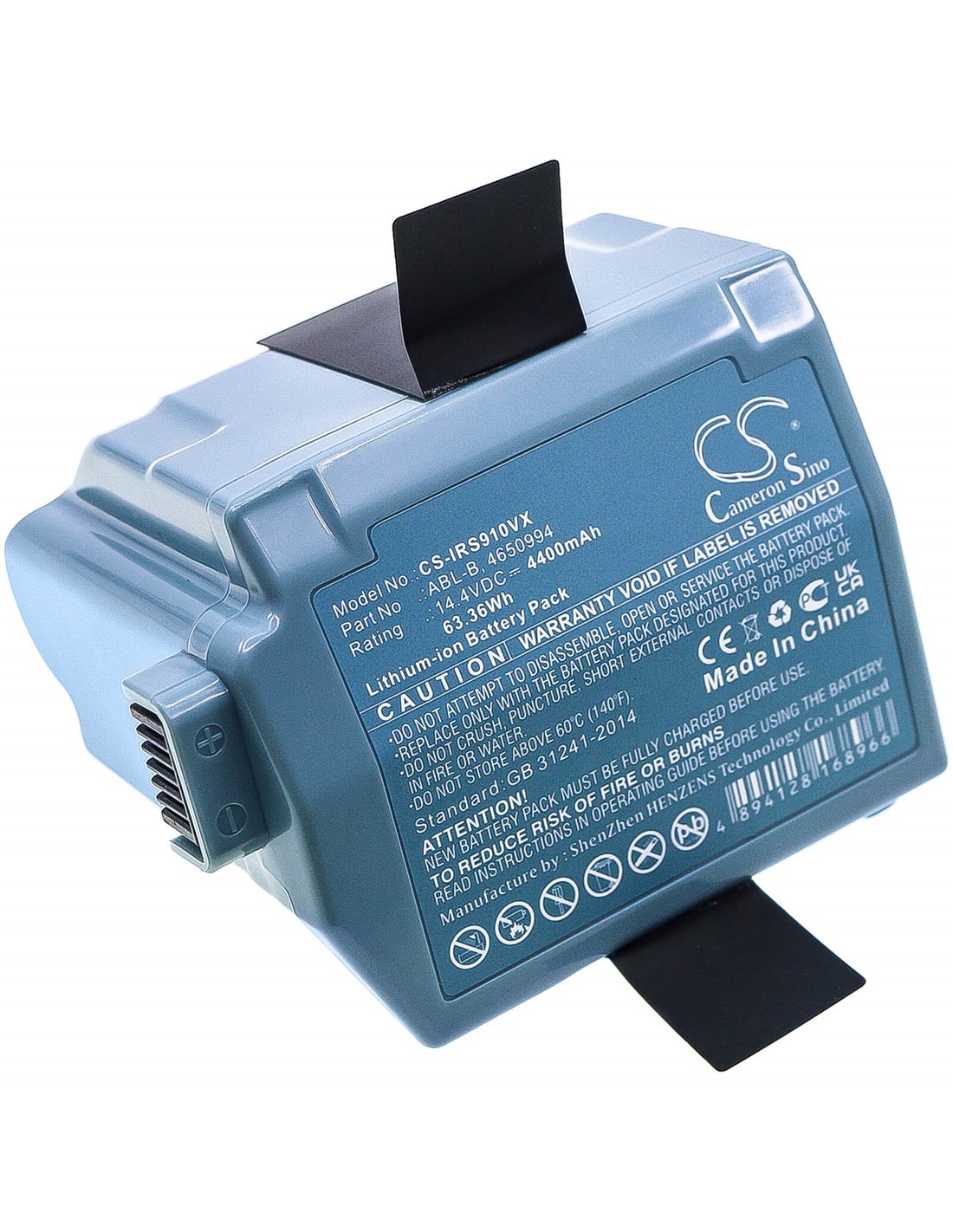 Battery for Irobot, Roomba S9, Roomba S9+, S955020 14.4V, 4000mAh - 57.60Wh