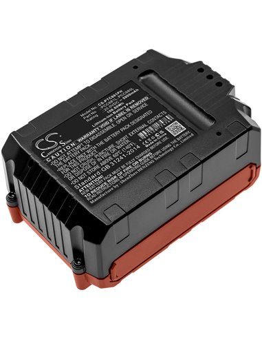 20.0V, 5000mAh, Li-ion Battery fit's Porter Cable, Pcc600, Pcc601, Pcc601la, 100.00Wh