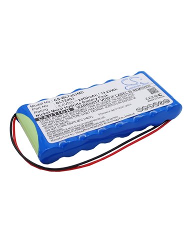 9.6V AA Battery Pack 2000mAh with wire leads