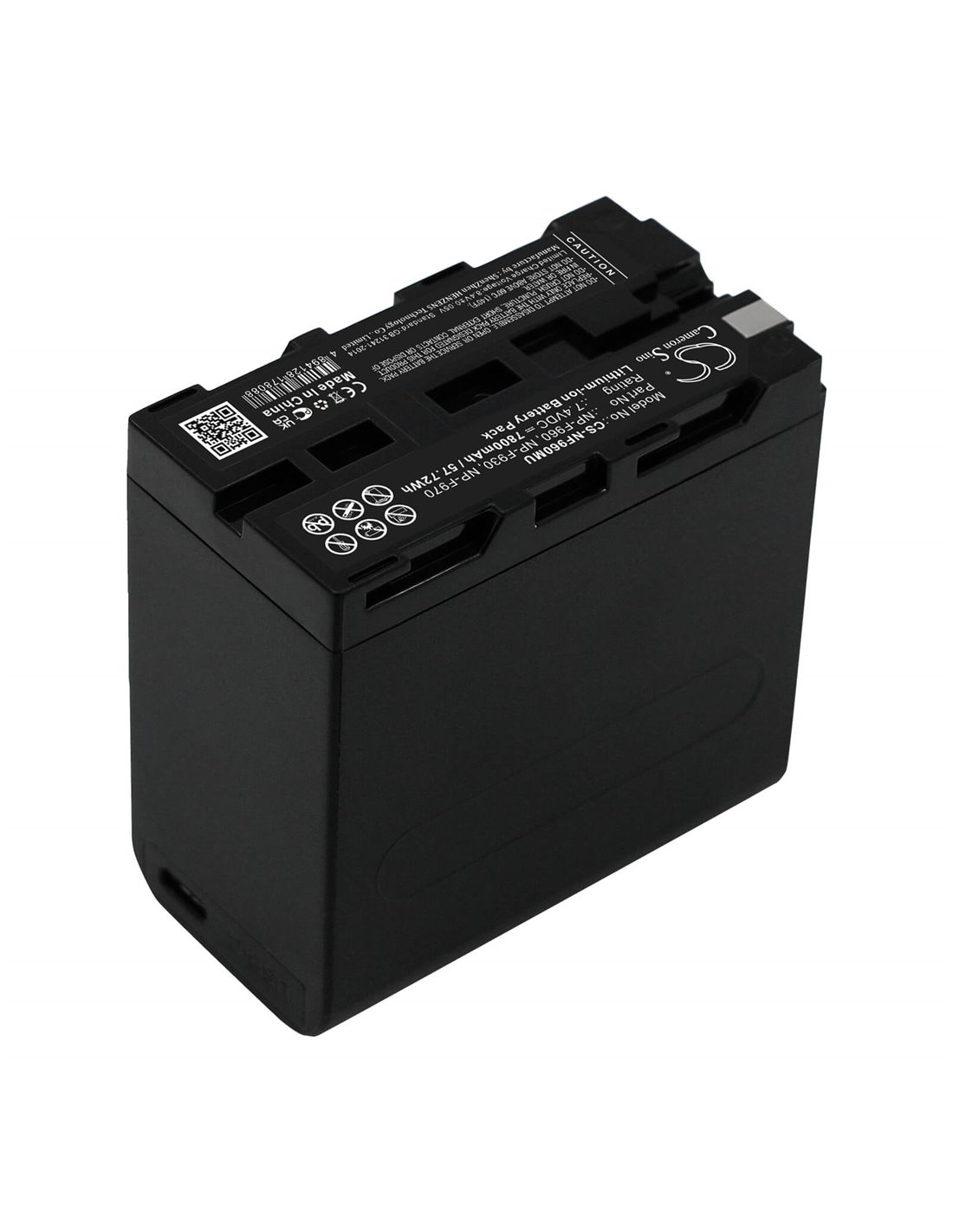 7.4V, Li-ion, 7800mAh, Battery fits Sound Devices, 633 Mixer, Pix 240i, 57.72Wh