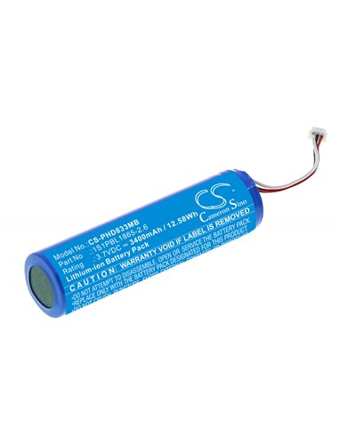 3.7V, Li-ion, 3400mAh, Battery fits Philips Avent Scd831, Avent Scd831/26, 12.58Wh