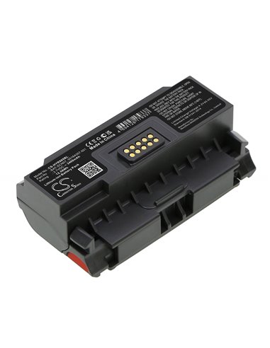 3.7V, Li-ion, 3400mAh, Battery fits Zebra 8690i Wearable Rfid Mini, 12.58Wh