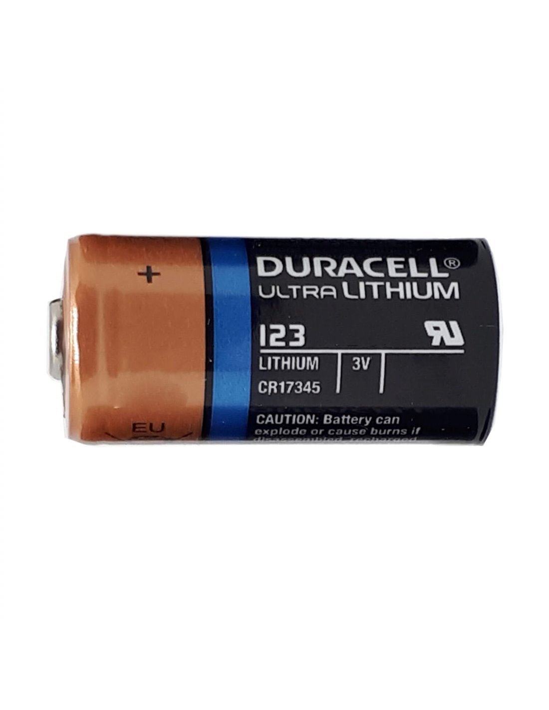 Duracell 3V DL123A 1400Mah Lithium Battery replaces CR123, CR123A - Non Rechargeable