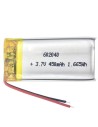 3.7v, Li-polymer, 450mah, Battery Fits Lp602040, 602040, 1.66wh