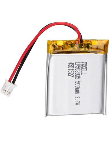 3.7V, Li-Polymer, 500mAh, Battery fits LP503035, 503035, 1.85Wh