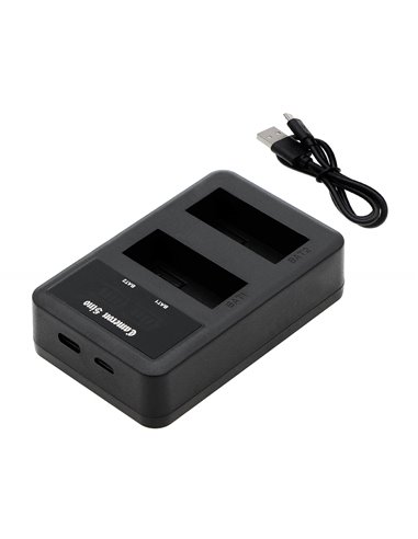 Dual charger for Canon Lc-e5, Lp-e5 batteries