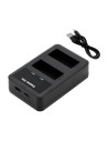 Dual Charger For Canon Lc-e5, Lp-e5 Batteries