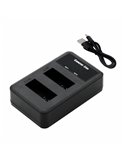 Dual charger for Canon Lc-e12, Lp-e12 batteries