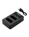 Dual Charger For Canon Lc-e12, Lp-e12 Batteries
