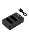 Dual Battery Charger To Charge Nikon En-el14, Mh-24