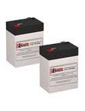 Batteries for Deltec Prb250 UPS, 2 x 6V, 4.5Ah - 27Wh