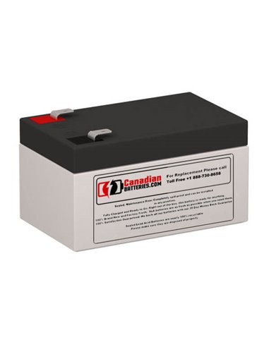 Battery for Ultra Rcd-700 UPS, 1 x 12V, 3.4Ah - 40.8Wh