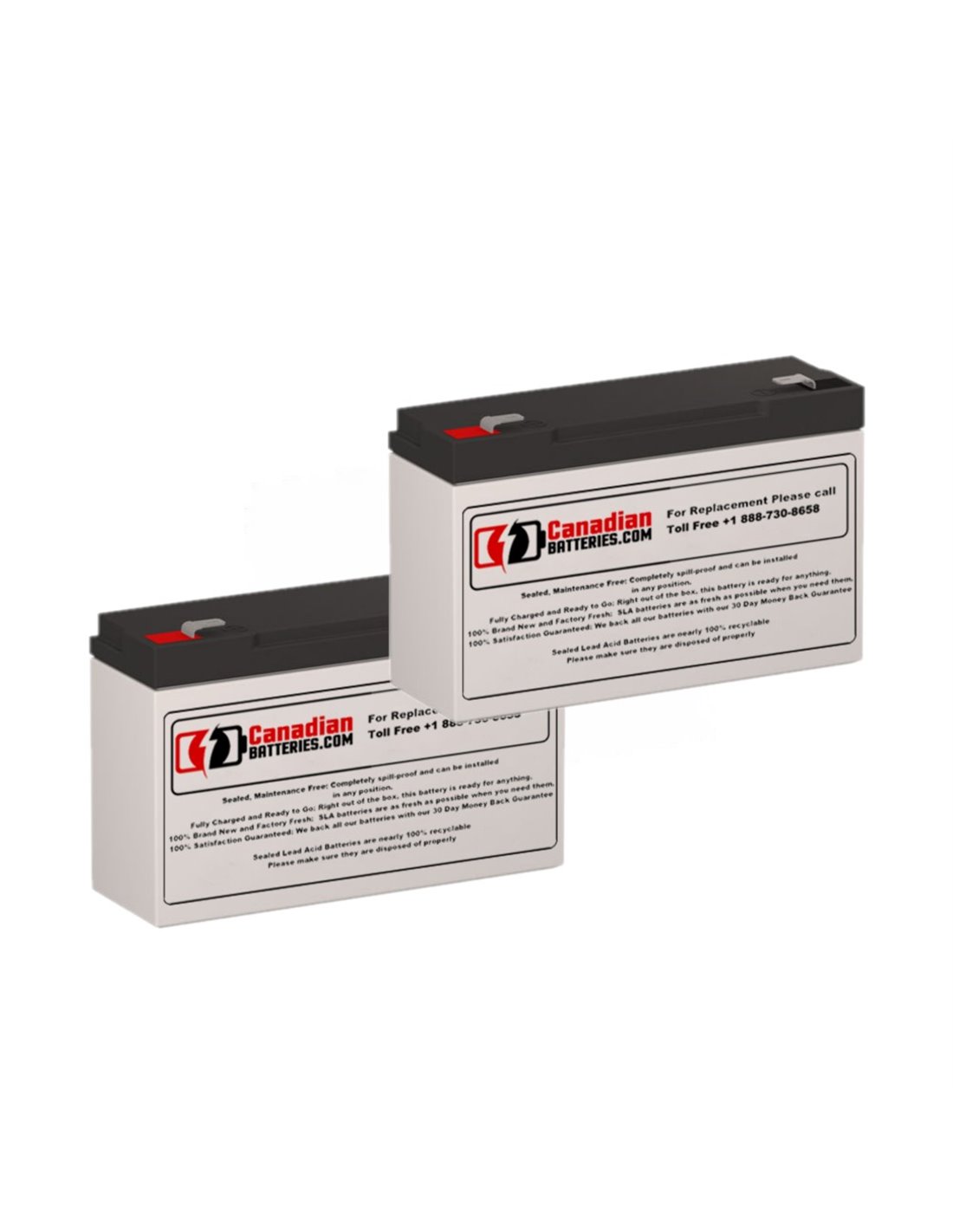 Apc Rbc3 Replacement Battery Cartridge 2 X 6v 12ah Backup Batteries