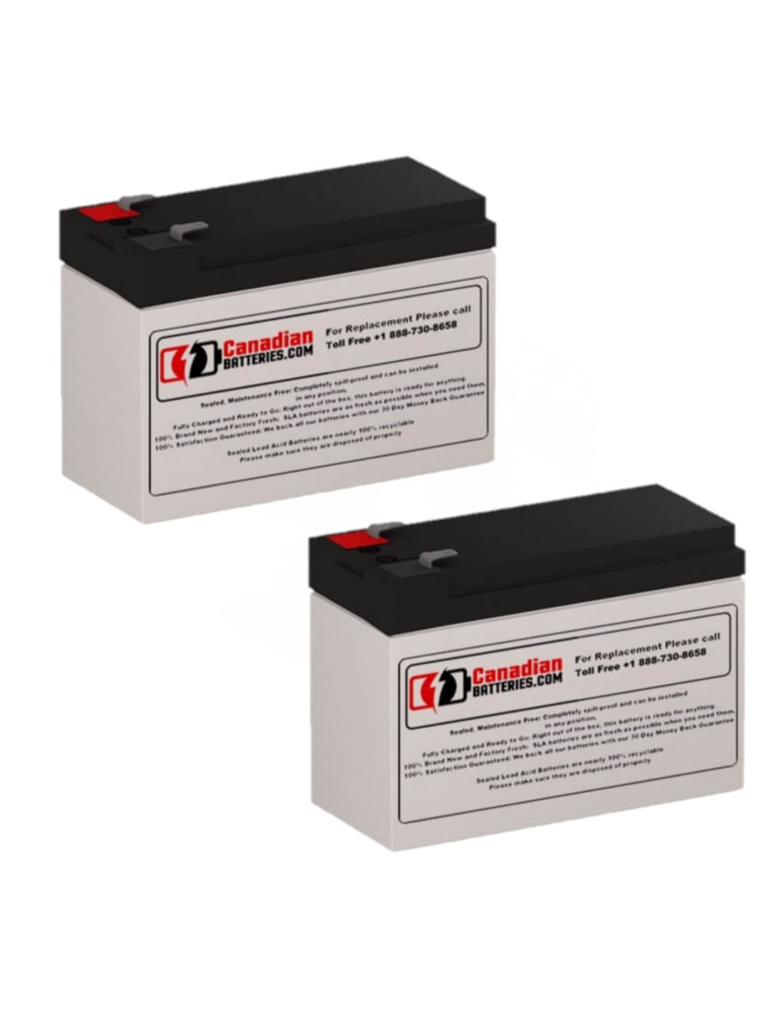 Batteries for Ultra 1025 Va 615 Watts Backup UPS, 2 x 12V, 7Ah - 84Wh