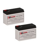 Batteries for Opti-ups Ts1250 1250ts UPS, 2 x 12V, 7Ah - 84Wh