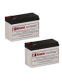 Batteries for Eaton Best Power Fortress Li 675 Bat-0062 UPS, 2 x 12V, 7Ah - 84Wh
