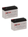 Batteries For Eaton Best Power Fortress Li 675 Bat-0062 Ups, 2 X 12v, 7ah - 84wh