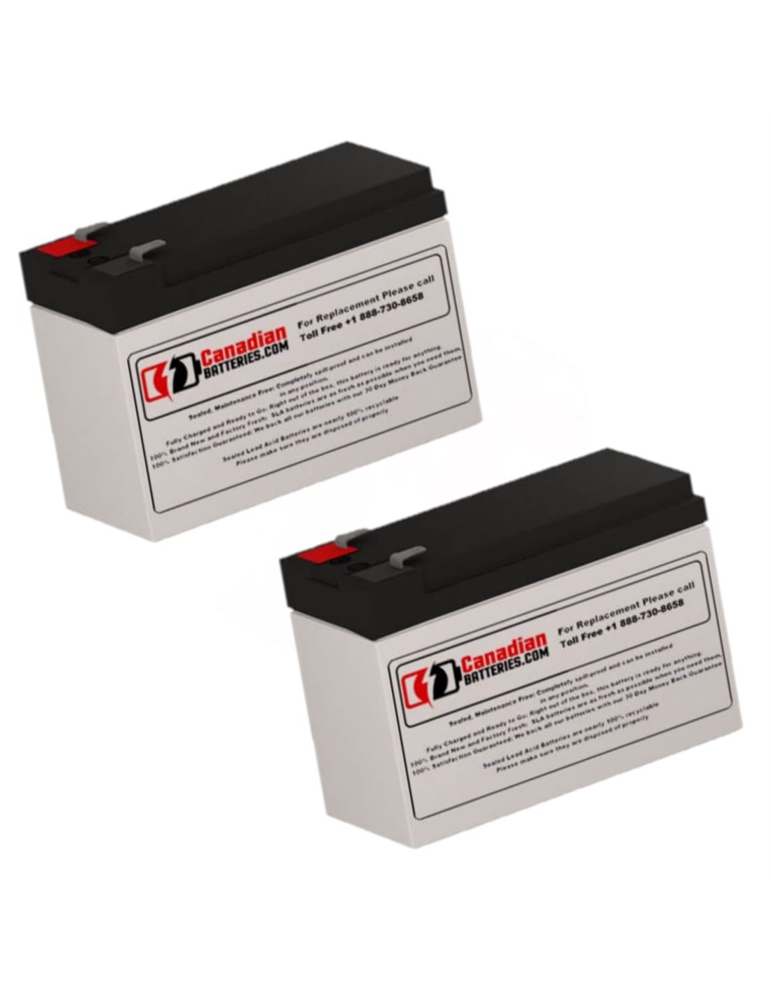 Batteries for Safe Sm650 UPS, 2 x 12V, 7Ah - 84Wh