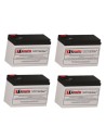 Batteries For Belkin F6c230 Ups, 4 X 12v, 7ah - 84wh