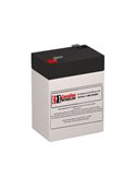Battery for Ultra Rcd-300 UPS, 1 x 6V, 4.5Ah - 27Wh