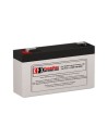 Battery For Intellipower La0865 Ups, 1 X 6v, 1.2ah - 7.2wh