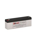 Battery for Intellipower Echnolo Pe1912r UPS, 1 x 12V, 2.3Ah - 27.6Wh