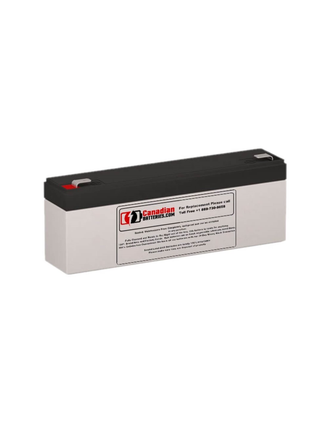 Battery for Intellipower Echnolo 34008 UPS, 1 x 12V, 2.3Ah - 27.6Wh