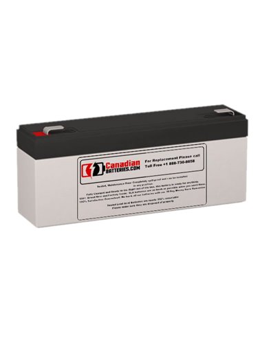 Battery for Clary Corporation Slimline Pc1240 UPS, 1 x 12V, 2.6Ah - 31.2Wh