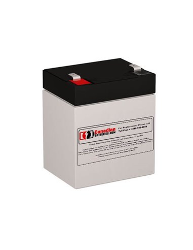 Battery for Powerware Bat-0495 UPS, 1 x 12V, 5Ah - 60Wh