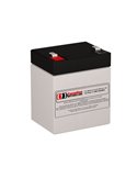 Battery for Best Technologies Bat-0061 UPS, 1 x 12V, 5Ah - 60Wh