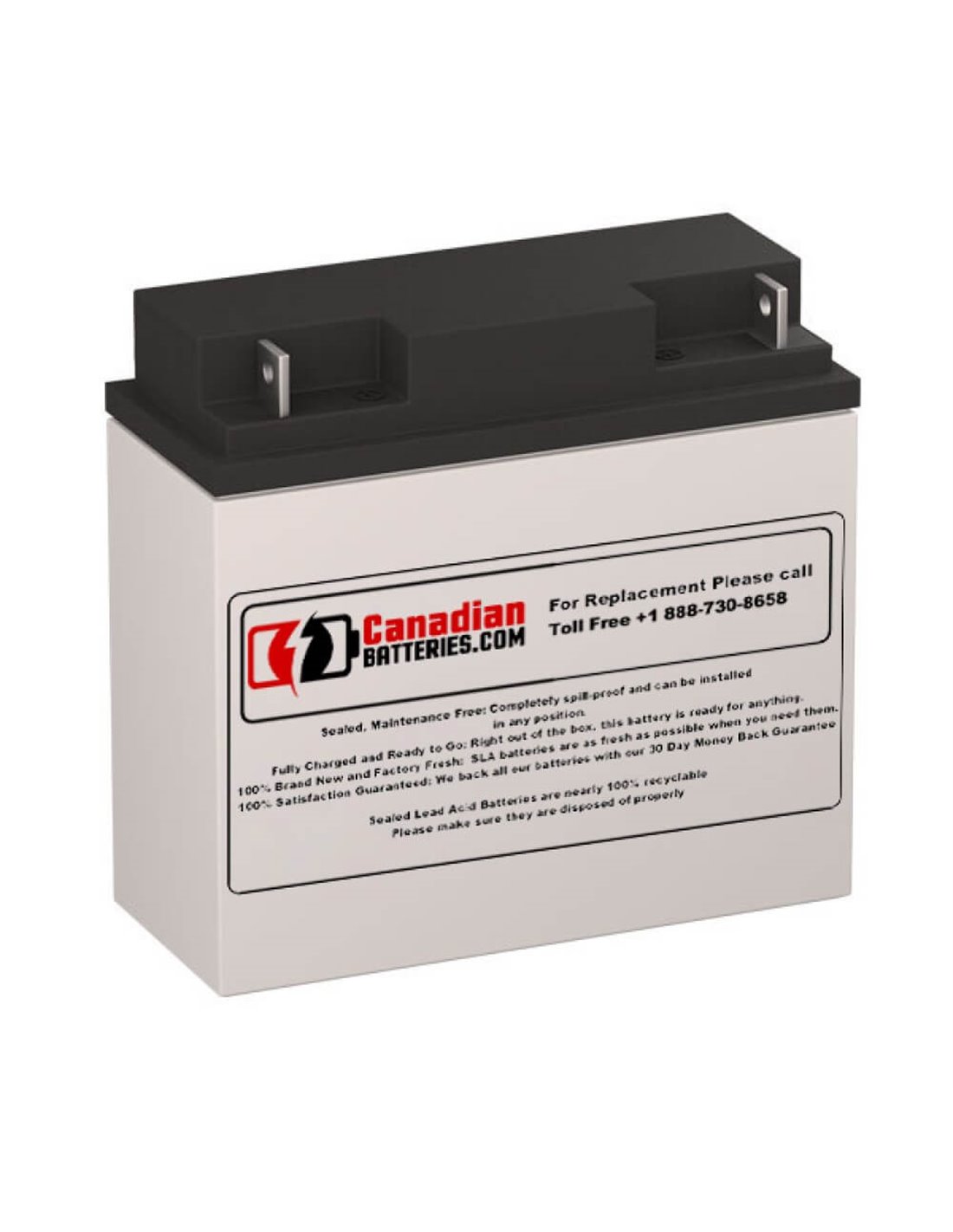 Battery for Toshiba 100 UPS, 1 x 12V, 18Ah - 216Wh