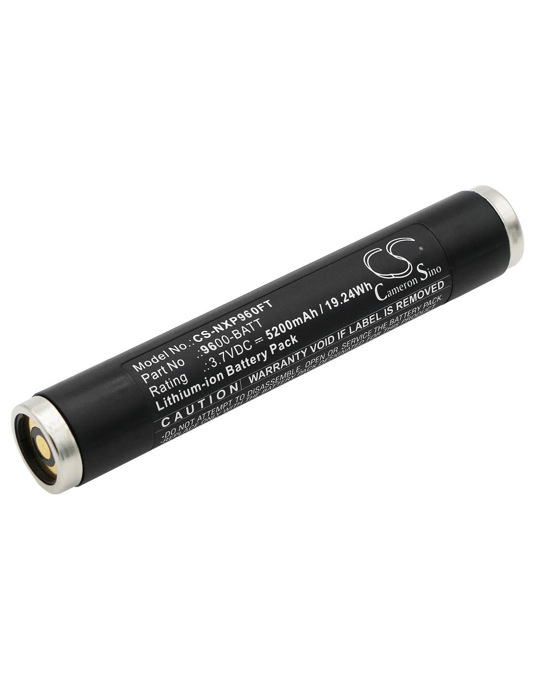 3.7V, Li-ion, 5200mAh, Battery fits Nightstick 9500, 9600, 9900, 19.24Wh