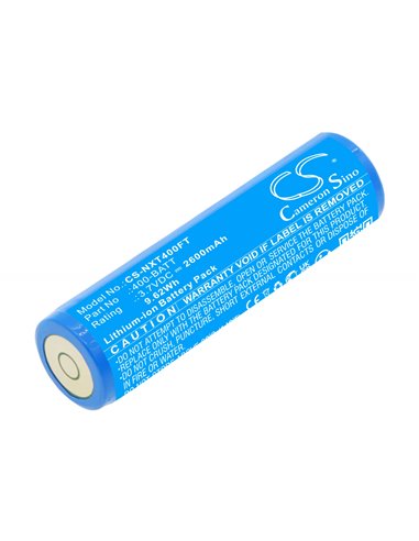 3.7V, Li-ion, 2600mAh, Battery fits Nightstick Tac-400, Tac-500, Tac-550, 9.62Wh