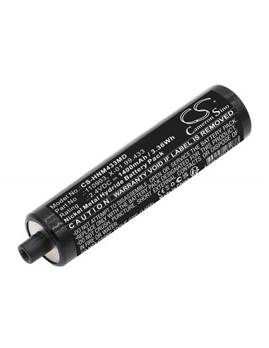 2.4V, Ni-MH, 1400mAh, Battery fits Heine Nicatron, Nicatron N, Nicatron Nc, 3.36Wh