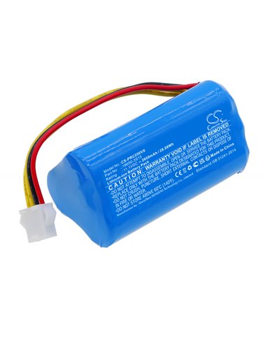 11.1V, Li-ion, 2600mAh, Battery fits Pure Clean Pucrc25, Pucrc25_0, Pucrc26b, 28.86Wh