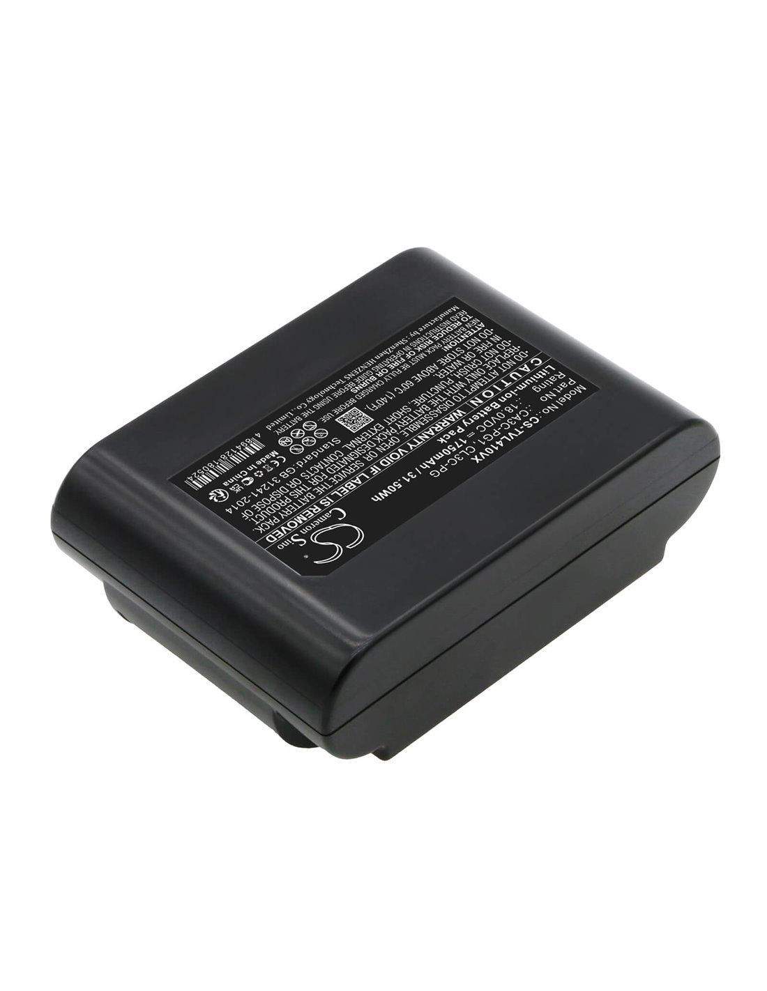 18.0V, Li-ion, 1750mAh, Battery fits Toshiba Cl410ac, Vc-cl1200, Vc-cl1300, 31.50Wh