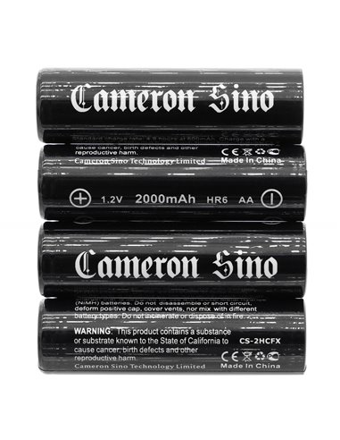 Battery for Cameron Sino, Aa, Am3, E91 1.2V, 2000mAh - 2.40Wh