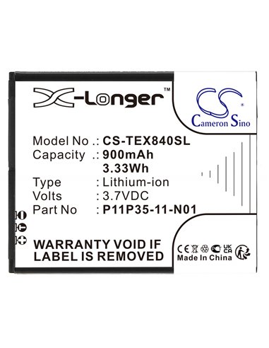 Battery for Texas Instruments Ti-84 Plus Ce, Select Ti-nspire Cx, Ti-nspire Cx Cas 3.7V, 1300mAh - 4.81Wh