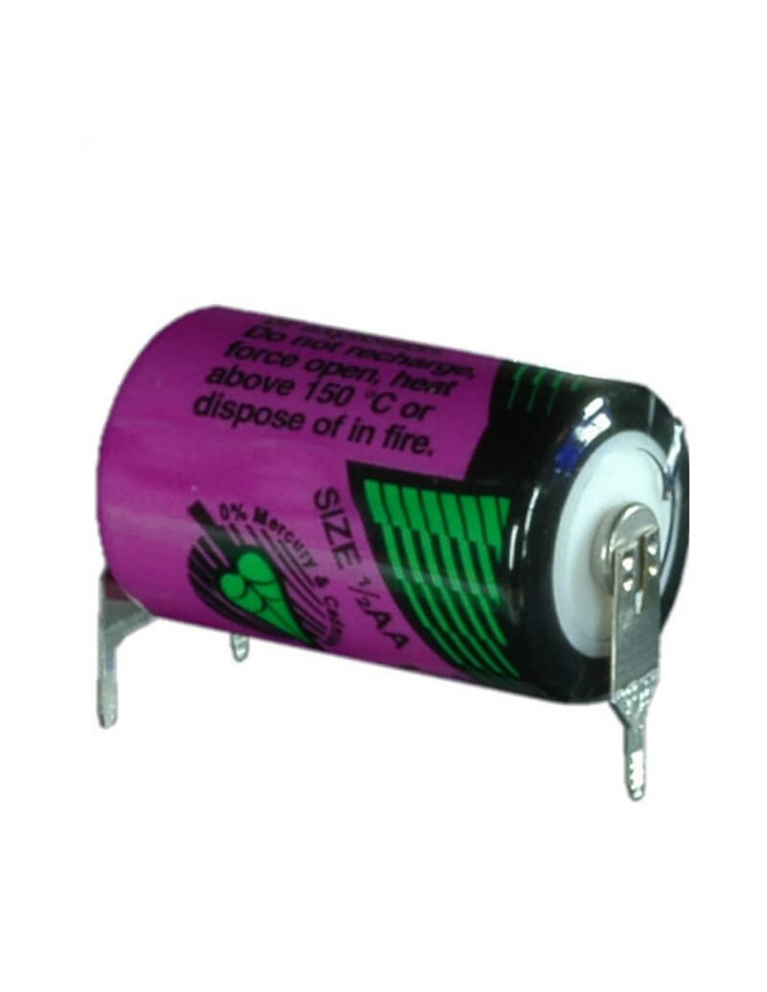 Tadiran Battery Model TL-5902/S 1/2 AA 3.6V, 1200 mAh - 4.32Wh